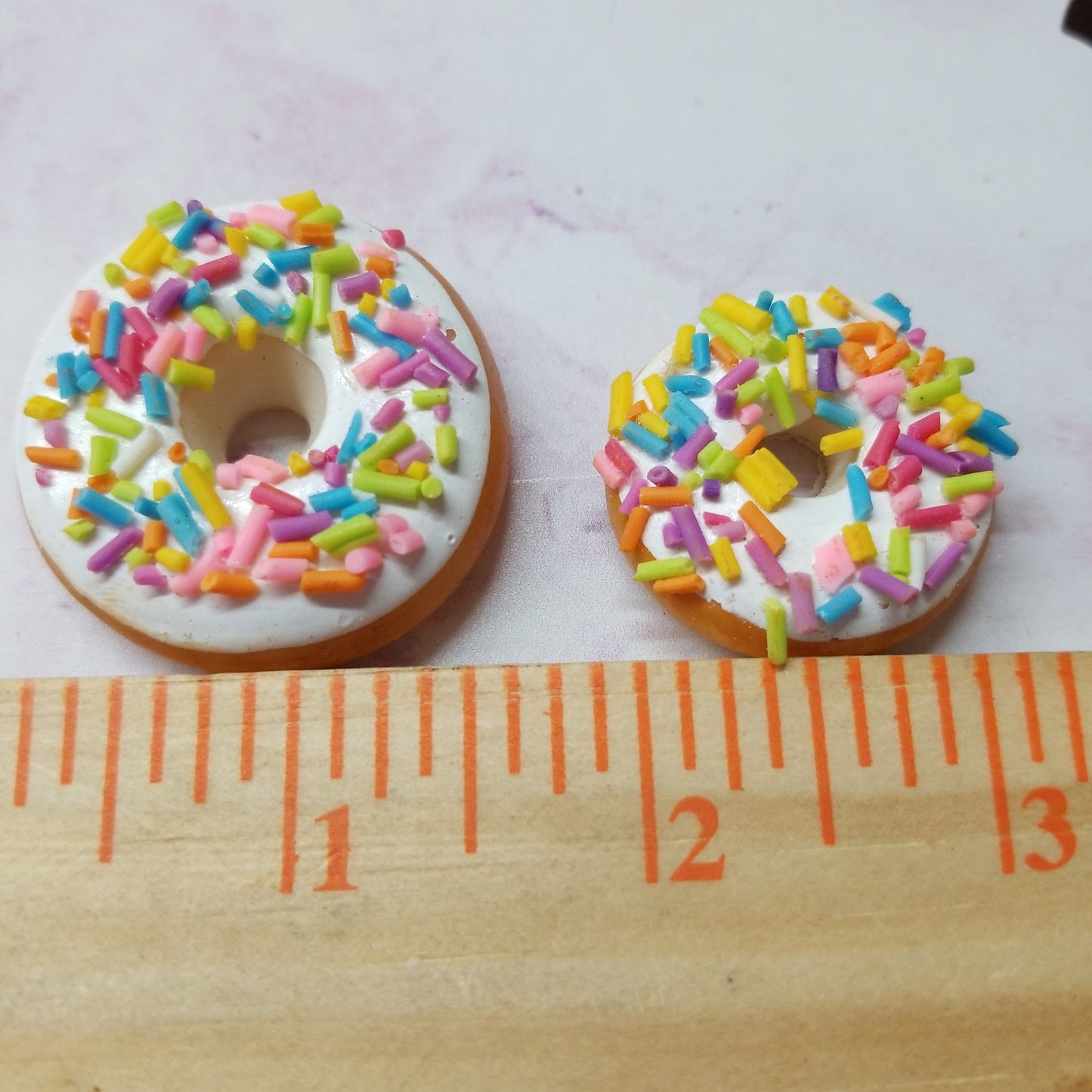 Sprinkle vanilla donut