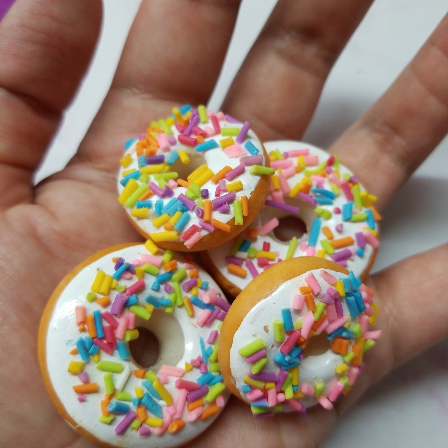 Sprinkle vanilla donut