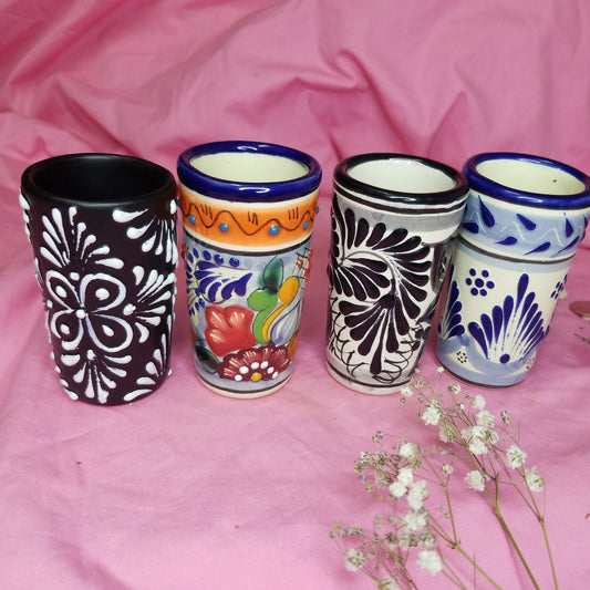 Talavera shot glasses