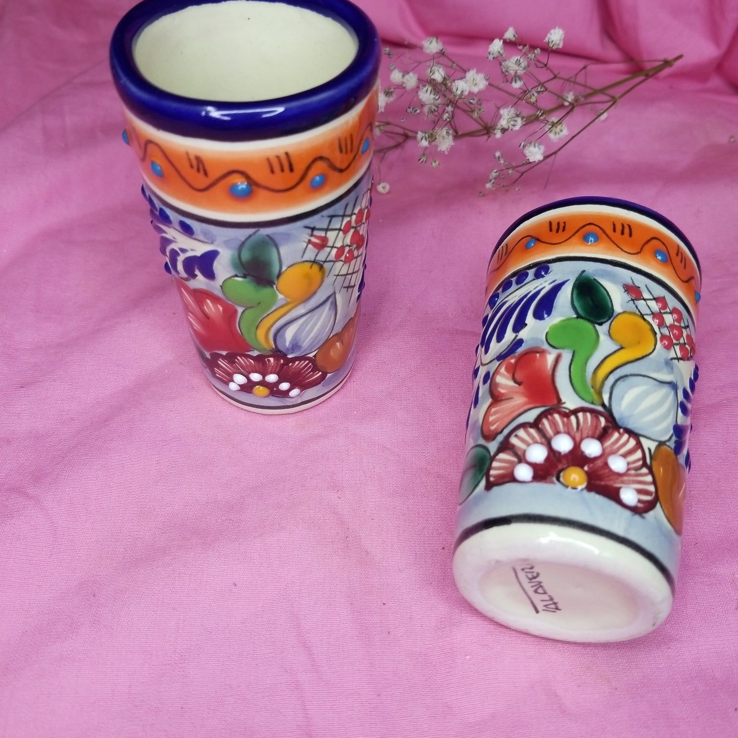 Talavera shot glasses