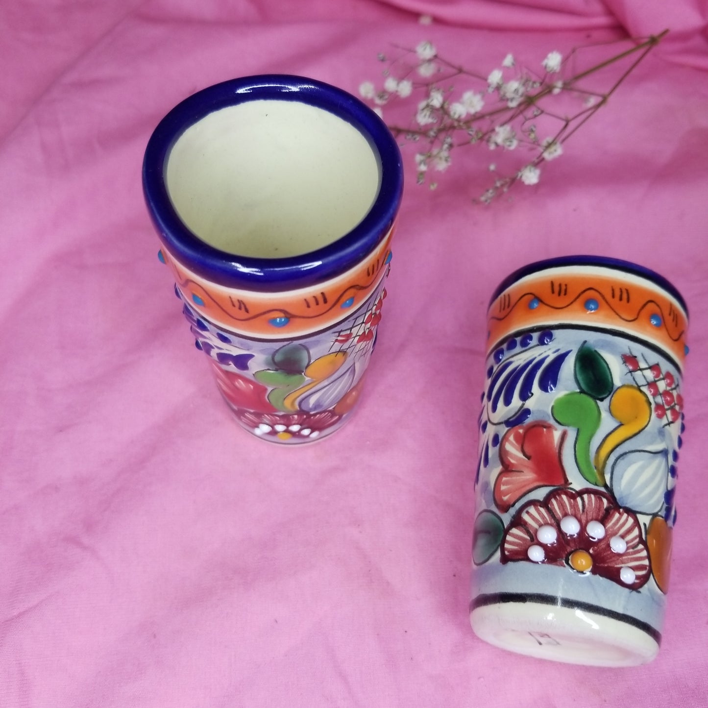 Talavera shot glasses