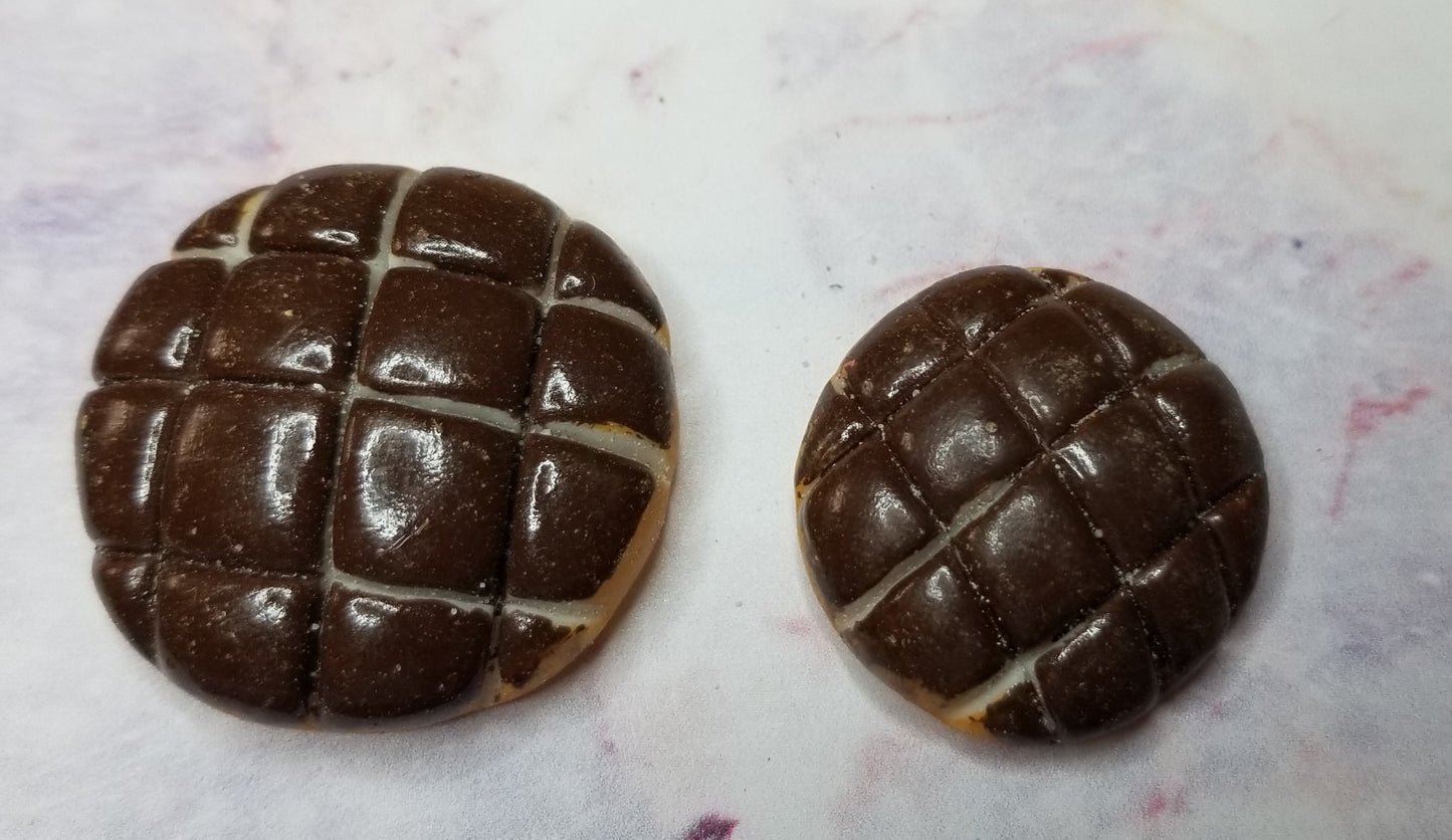 Conchitas de chocolate