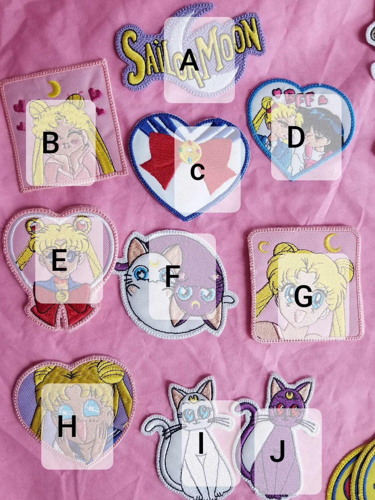 Sailor moon patches