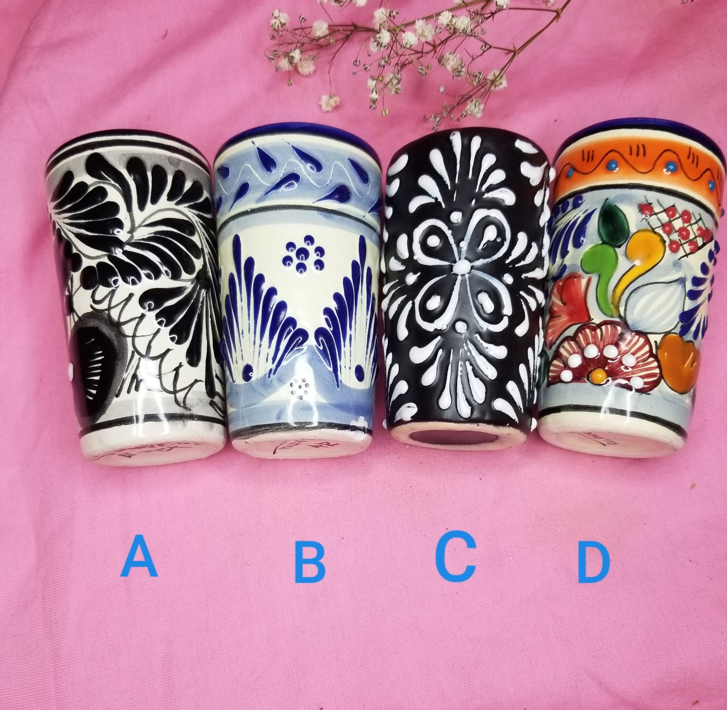 Talavera shot glasses