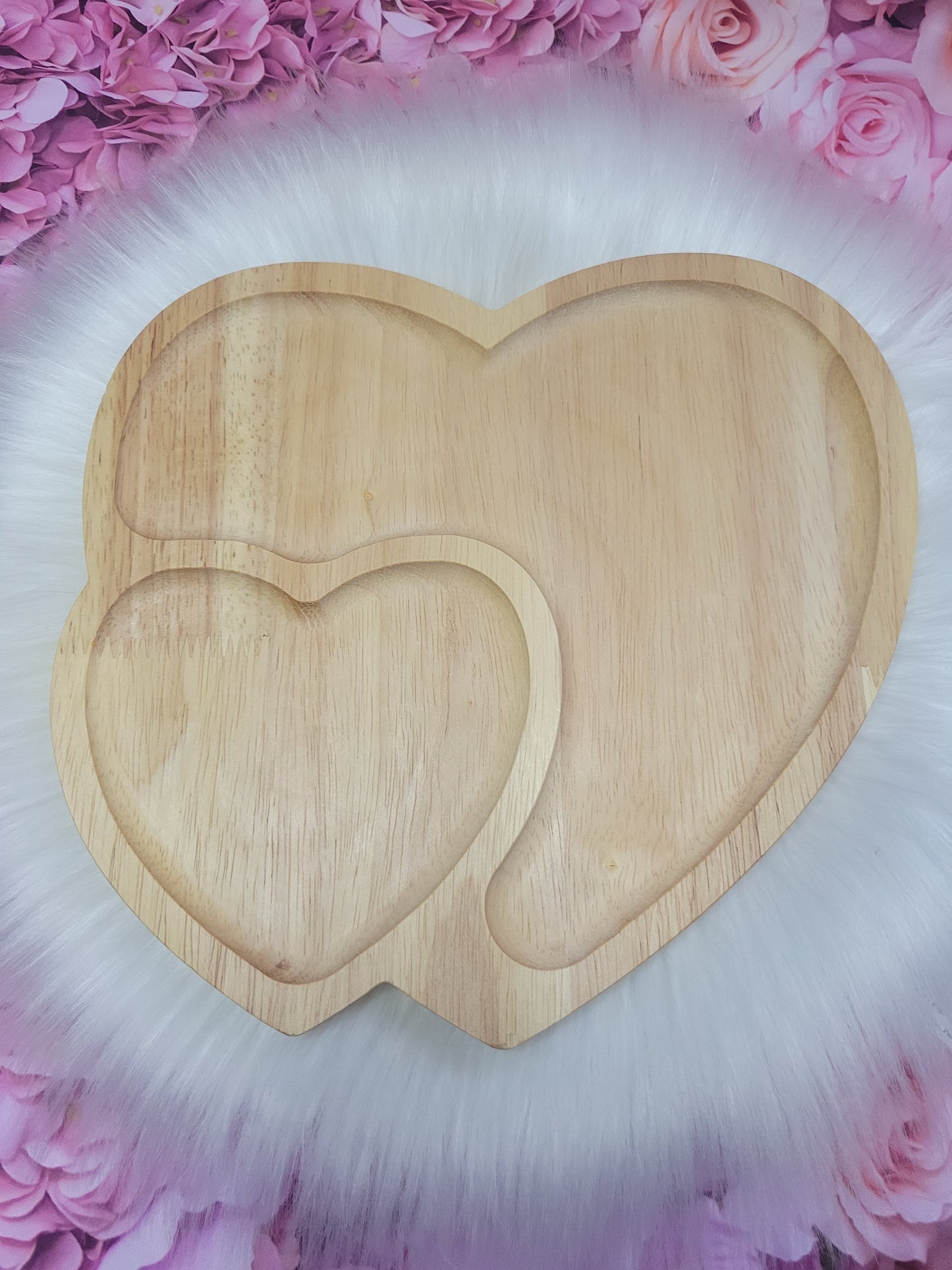 Heart trays (wood)