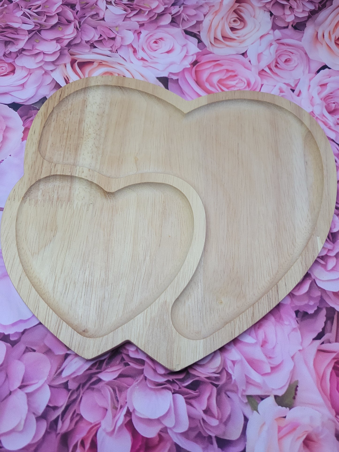 Heart trays (wood)