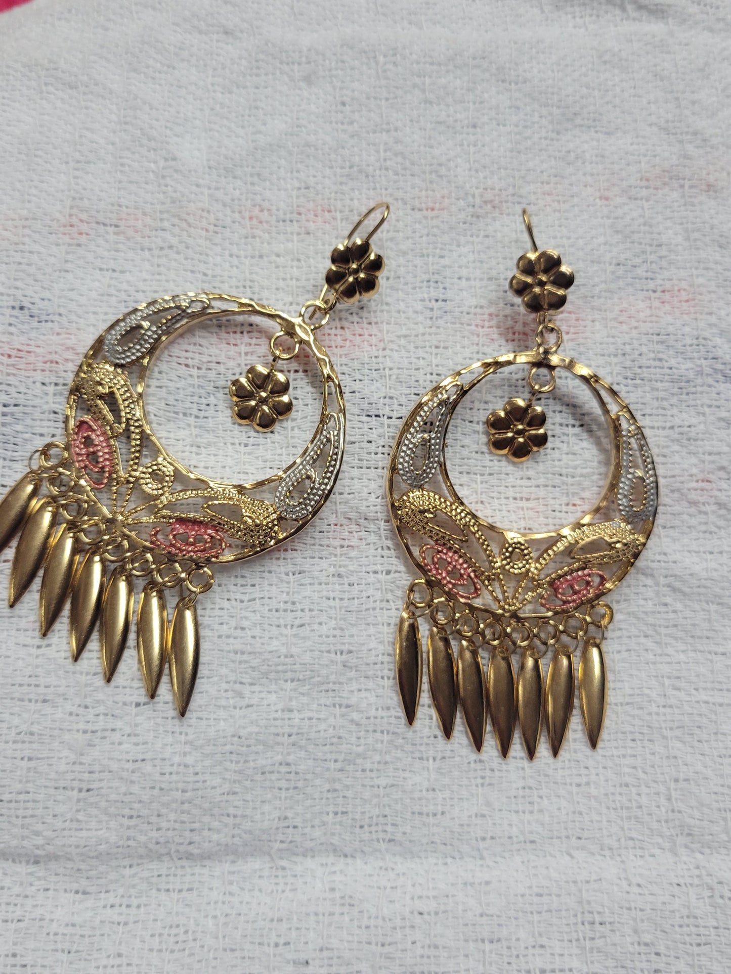 Aretes de filigrana