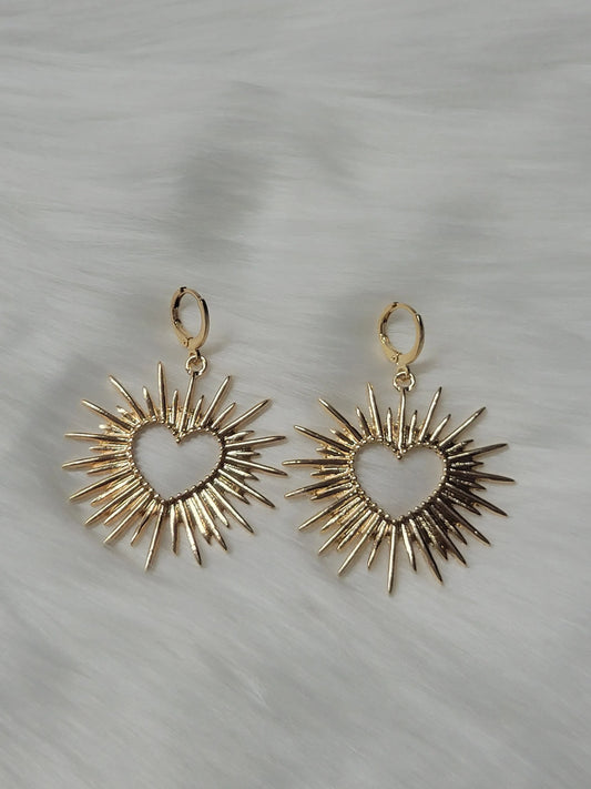 Aretes de corazon