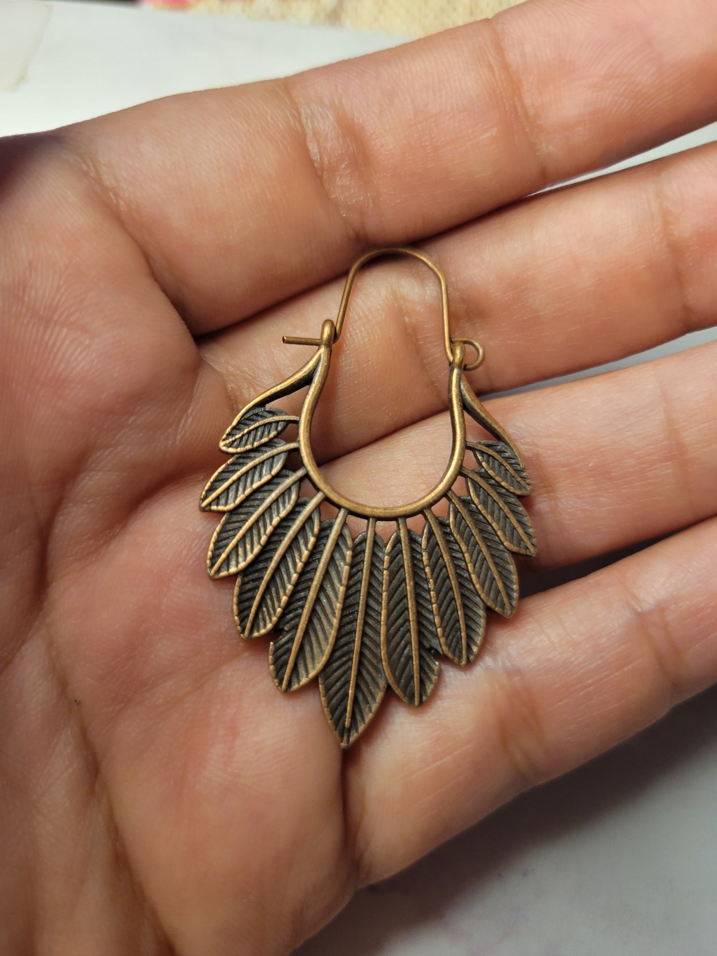 Aretes de Plumas