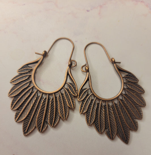 Aretes de Plumas