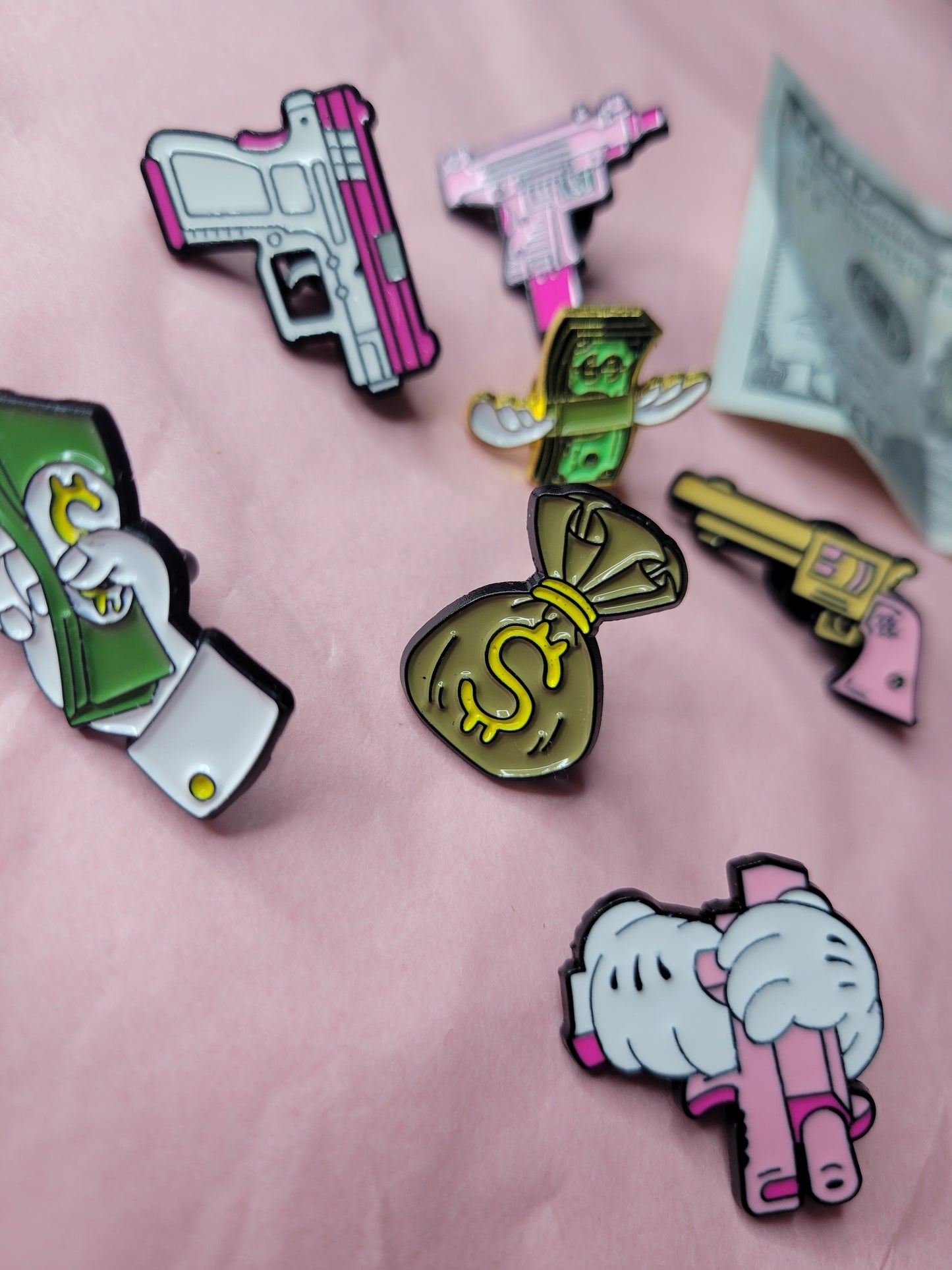 Money money pins