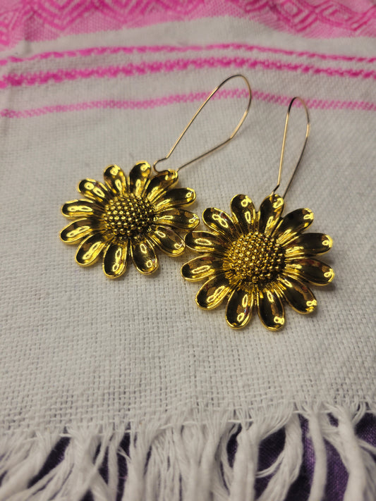 Girasol aretes