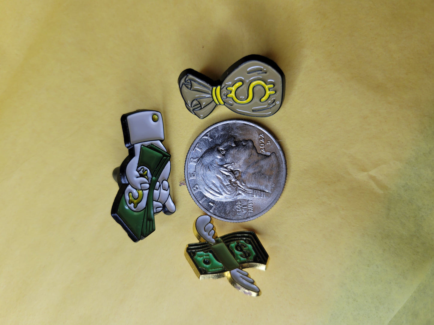 Money money pins