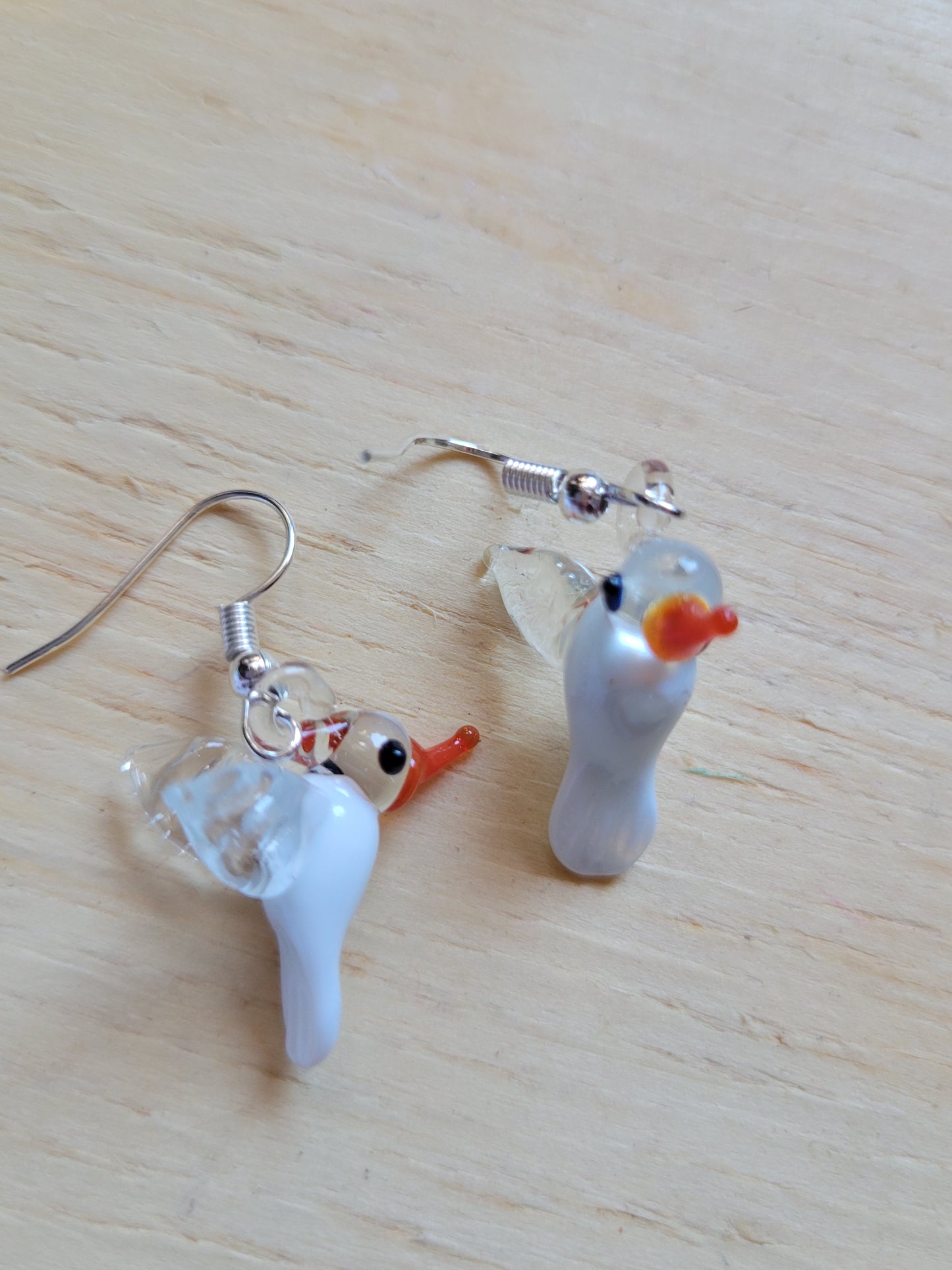 Aretes Colibri vidrio