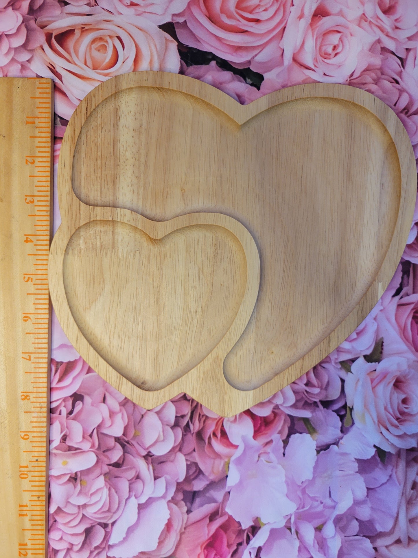 Heart trays (wood)