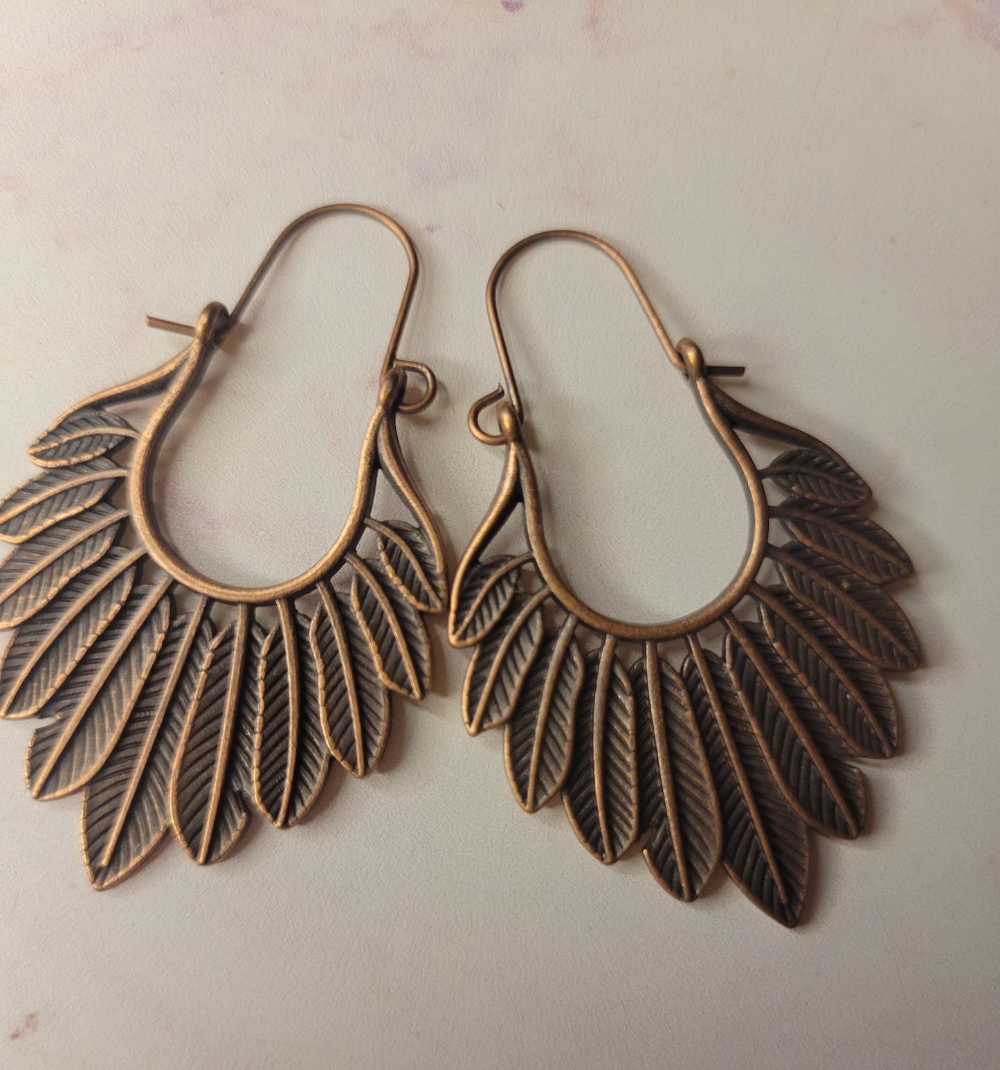 Aretes de Plumas