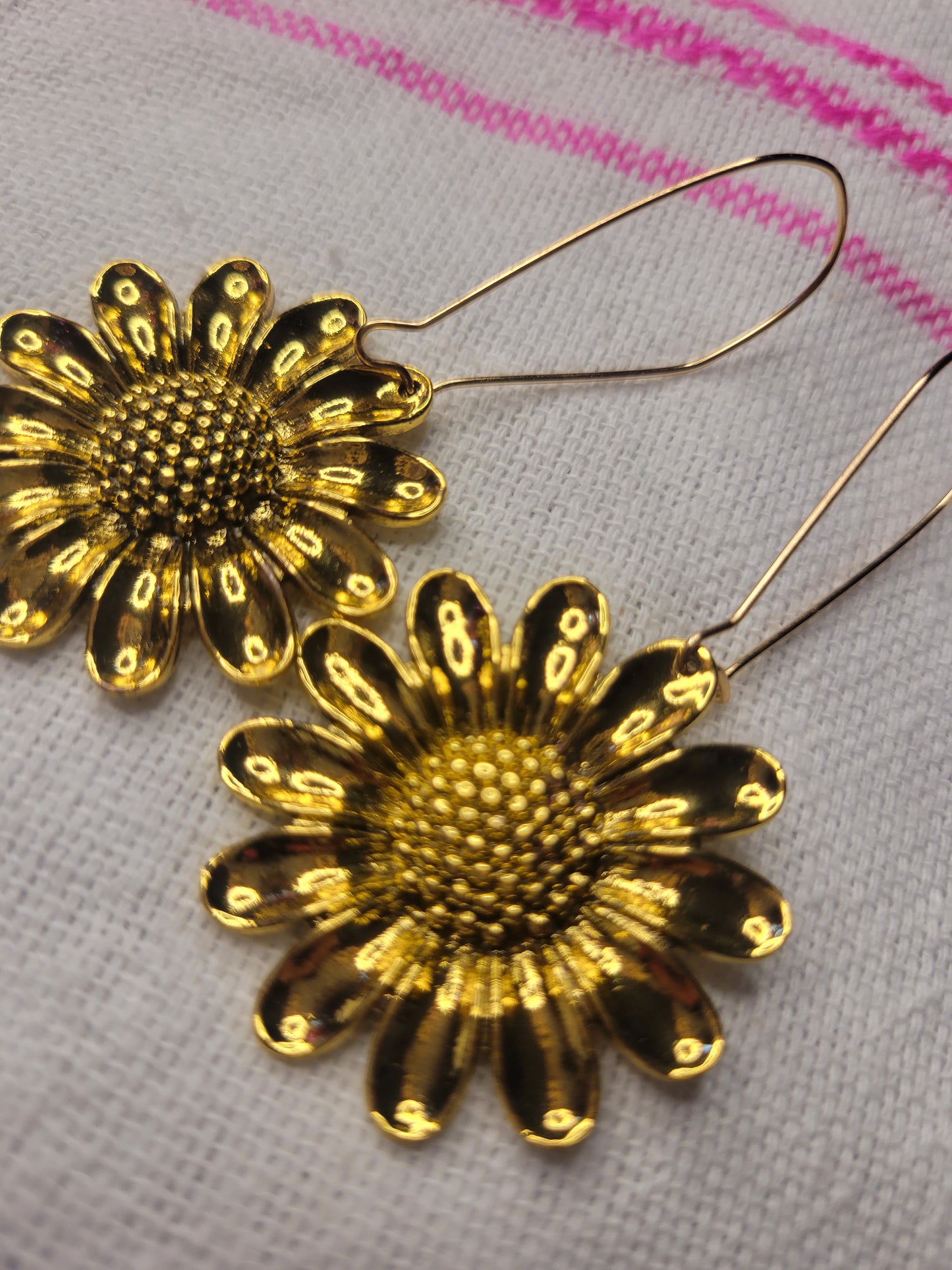 Girasol aretes